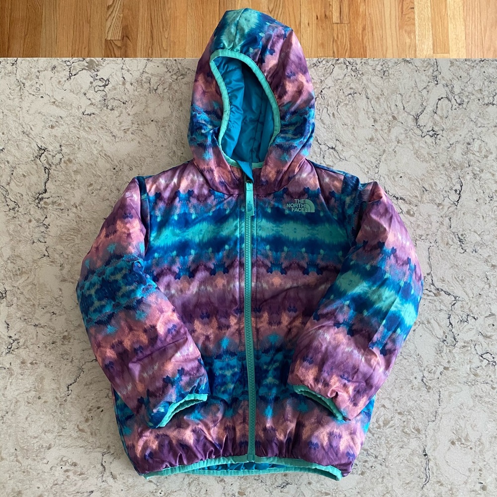 The north face girls 4T reversible coat